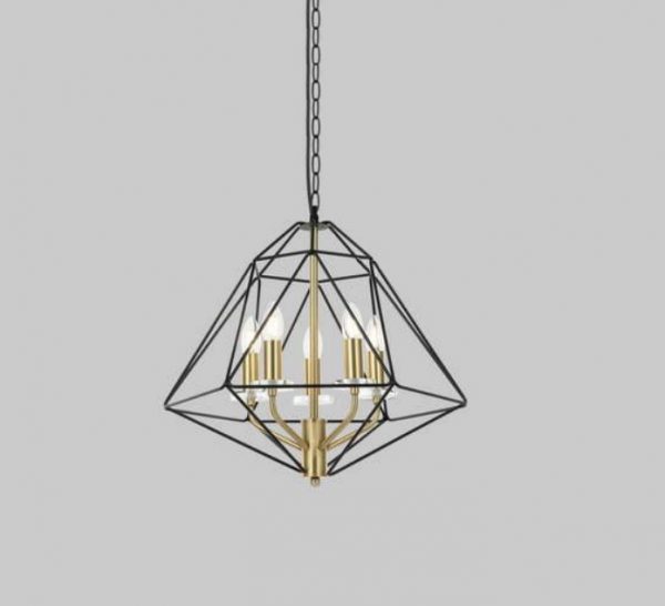 Lampu Gantung Led Modern Hitam Ruang Makan Liontin Vintage