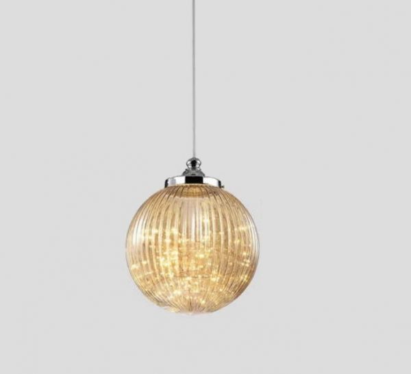 Lampu Gantung Bola kaca Natal led dekorasi Cahaya Mewah rumah