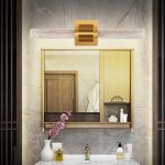 Lampu Dinding Gaya Modern Kabinet Kamar Mandi Instalasi Mudah