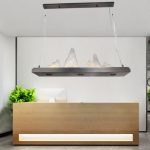 Lampu Gantung Persegi Panjang Model Kamar Restoran Ruang Teh