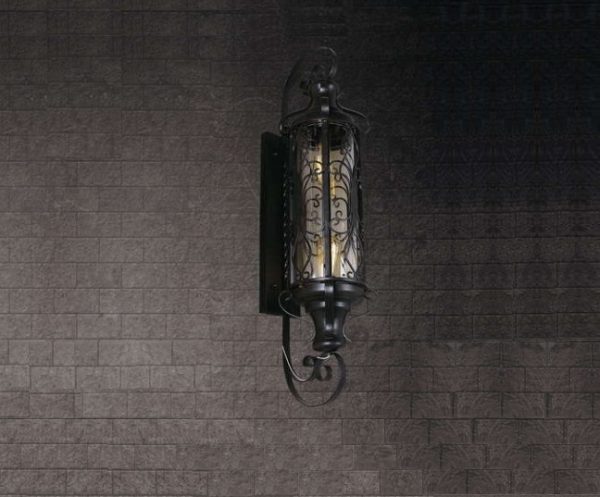 Lampu Dinding marmer imitasi kuno persegi Luar Ruangan