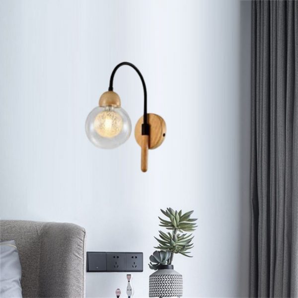 Lampu Dinding Kamar Tidur Lampu Samping Tempat Tidur Sederhana