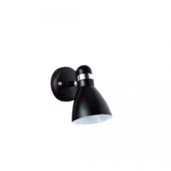 Lampu Dinding Logam Warna Hitam Dekorasi Dinding Hotel