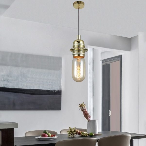 Lampu Gantung Bohlam dekoratif retro Samping Tempat Tidur