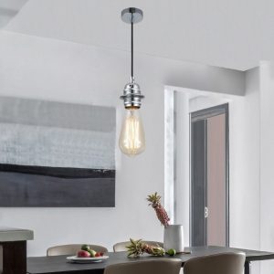 Lampu Gantung Kepala Light Bulb Restoran Bar Kawat Kreatif Seni Antik