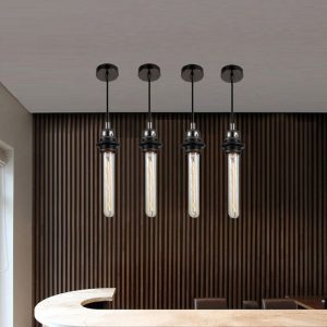 Lampu Gantung Kepala Retro Dudukan Lampu Kreatif Nostalgia Kafe