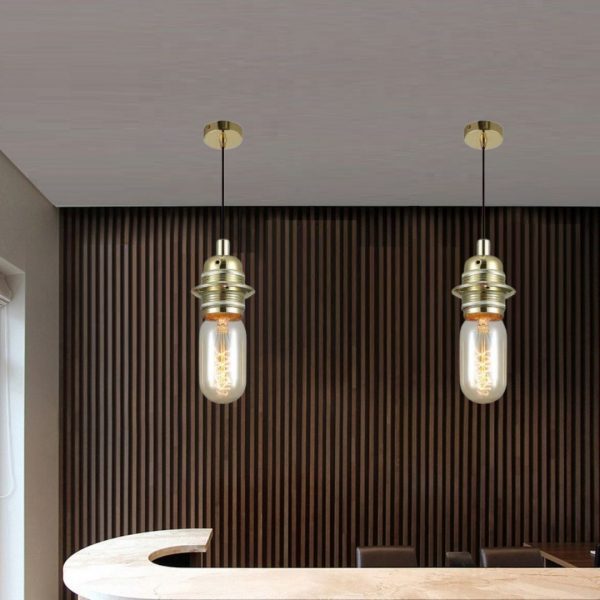 Lampu Gantung Bohlam dekoratif retro Samping Tempat Tidur
