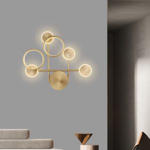 Lampu Dinding Nordic Modern Lorong Ruang Tamu Latar Belakang