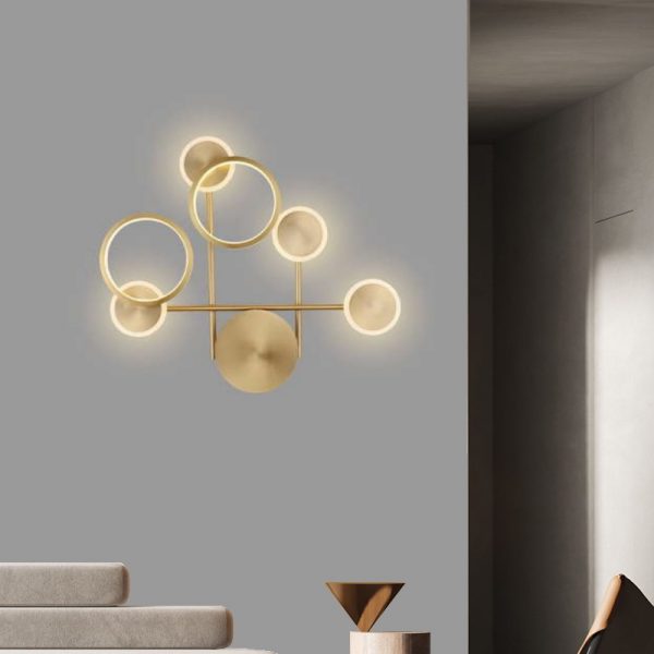 Lampu Dinding Nordic Modern Lorong Ruang Tamu Latar Belakang