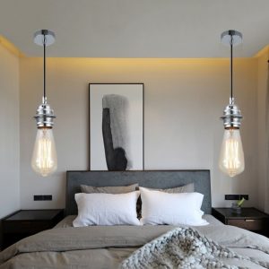 Lampu Gantung Kepala Light Bulb Restoran Bar Kawat Kreatif Seni Antik