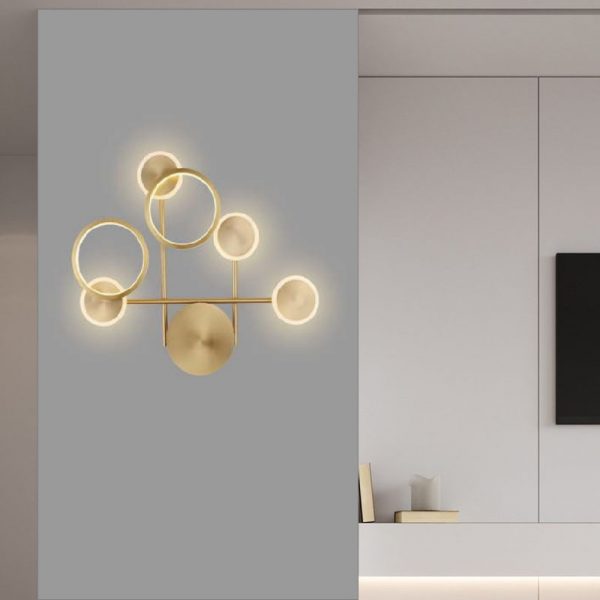 Lampu Dinding Nordic Modern Lorong Ruang Tamu Latar Belakang