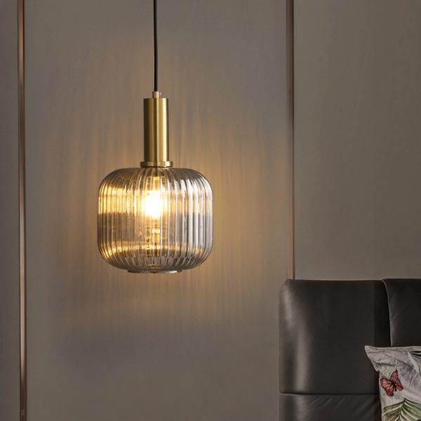 Lampu Gantung Kap Kaca Kepribadian Samping Tempat Tidur