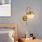 Lampu dinding kreatif minimalis kamar tidur belajar desainer