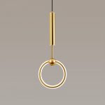 Lampu Gantung Bola Seni Kreatif Anting-Anting Kepala Tunggal