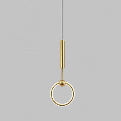 Lampu Gantung Bola Seni Kreatif Anting-Anting Kepala Tunggal