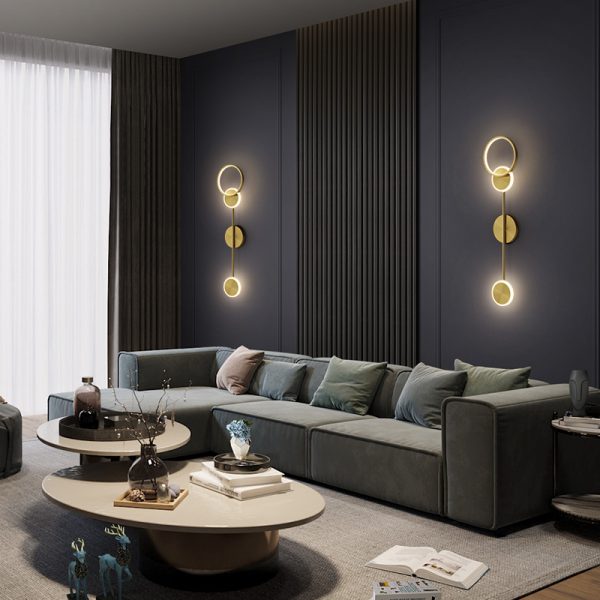 Lampu Dinding Kreatif Modern Samping Tempat Tidur Nordic Ruang Tamu