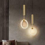 Lampu Gantung Bola Seni Kreatif Anting-Anting Kepala Tunggal