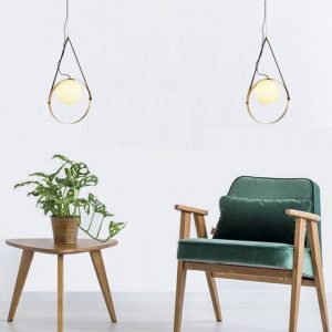 Lampu Gantung Kepala Tunggal Kepribadian Kamar Tidur Samping
