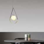 Lampu Gantung Kepala Tunggal Kepribadian Kamar Tidur Samping