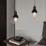 Lampu Gantung Besi Seni Kreatif Restoran Meja Bar Retro