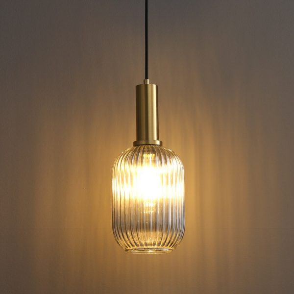 Lampu Gantung Kaca Jepang Retro Tempat Tidur Sederhana
