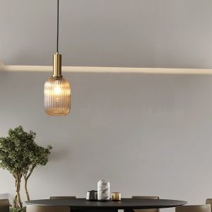 Lampu Gantung Kaca Jepang Retro Tempat Tidur Sederhana