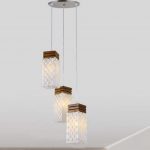 Lampu Gantung pencahayaan ruang makan minimalis kreatif tiga kepala
