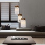 Lampu Gantung pencahayaan ruang makan minimalis kreatif tiga kepala