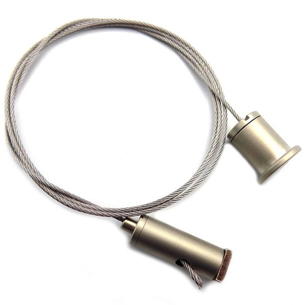 Lampu kabel gantung tali kawat baja tahan karat dengan terminal
