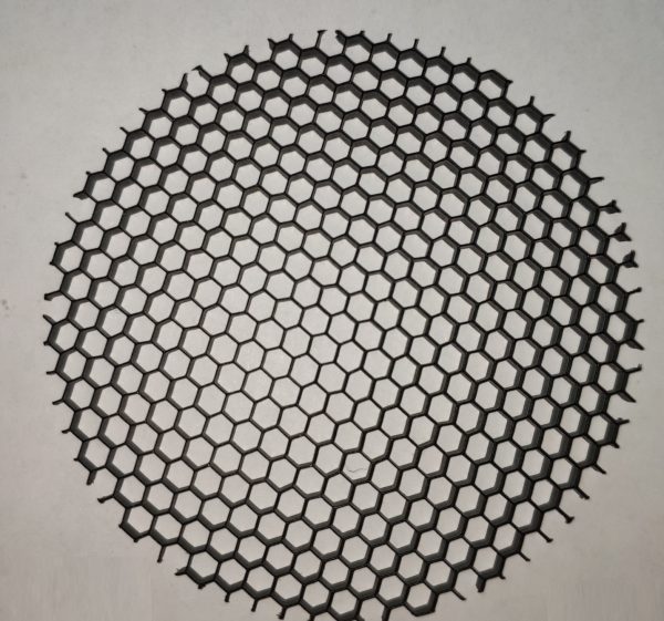 Lampu Jala Khusus Sarang Lebah Hitam Mesh Pencahayaan Anti-Silau Heksagonal Mesh Aluminium