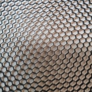 Lampu Jala Khusus Sarang Lebah Hitam Mesh Pencahayaan Anti-Silau Heksagonal Mesh Aluminium