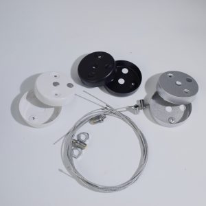 Panel Lampu Kawat Suspensi Kawat Penutup Langit-langit Loker Liontin Lampu Suspensi Aksesoris