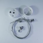 Panel Lampu Kawat Suspensi Kawat Penutup Langit-langit Loker Liontin Lampu Suspensi Aksesoris