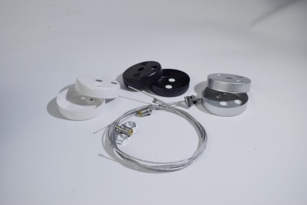Panel Lampu Kawat Suspensi Kawat Penutup Langit-langit Loker Liontin Lampu Suspensi Aksesoris