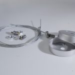 Panel Lampu Kawat Suspensi Kawat Penutup Langit-langit Loker Liontin Lampu Suspensi Aksesoris