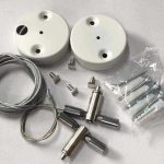 Panel Lampu Kawat Suspensi Kawat Penutup Langit-langit Loker Liontin Lampu Suspensi Aksesoris