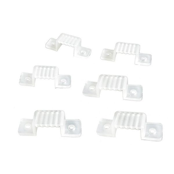 klip plastik strip lampu ekor tetap strip cahaya klip lampu bar konektor solderless