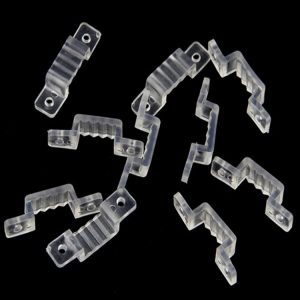 klip plastik strip lampu ekor tetap strip cahaya klip lampu bar konektor solderless