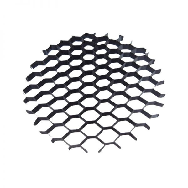 Lampu Jala Khusus Sarang Lebah Hitam Mesh Pencahayaan Anti-Silau Heksagonal Mesh Aluminium