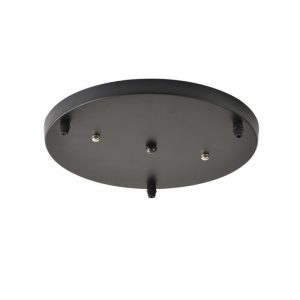 Pelat langit-langit dasar multi-kepala lampu gantung dekorasi piring bulat