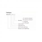 Light Fittings for Fluorescent Lamp BAY51-D Series Explosion-proof