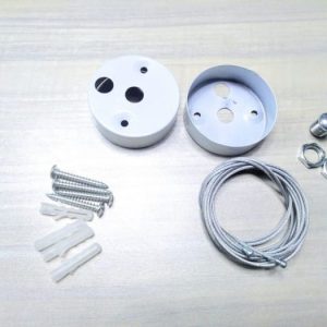 Panel Lampu Kawat Suspensi Kawat Penutup Langit-langit Loker Liontin Lampu Suspensi Aksesoris