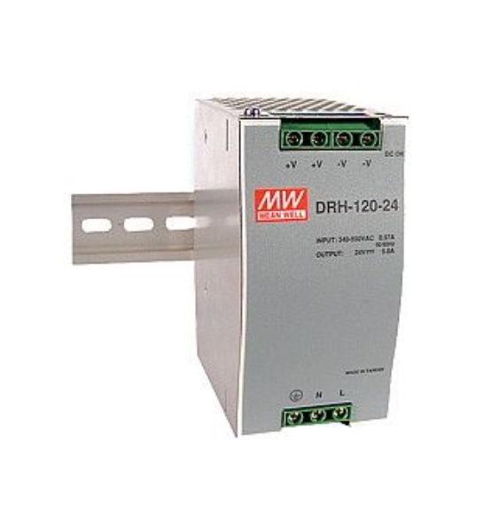 Mean Well Single Output Industrial DIN RAIL Power Supply DRH-120