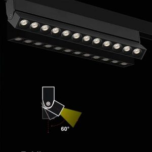 Series Magnetic Adjustable Angle Grille Light Spotlight 6W 12W 18W 24W