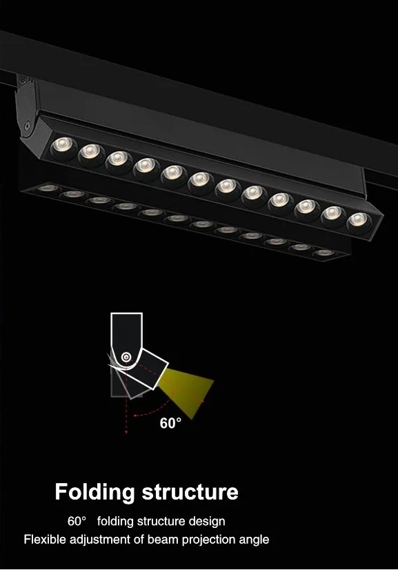 Series Magnetic Adjustable Angle Grille Light Spotlight 6W 12W 18W 24W