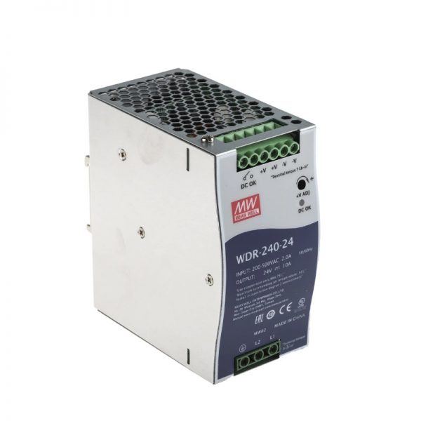 Mean Well Single Output Industrial DIN RAIL Power Supply WDR-240 series