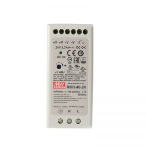 Mean Well Single Output Industrial DIN Rail Power Supply MDR- 40 series
