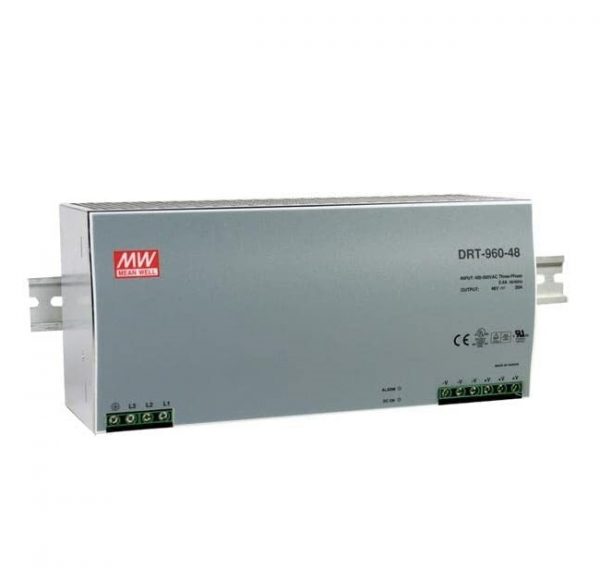 Mean Well Three Phase Industrial DIN RAIL Power Supply DRT-960 series