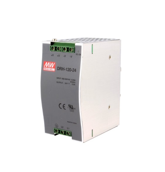 Mean Well Single Output Industrial DIN RAIL Power Supply DRH-120