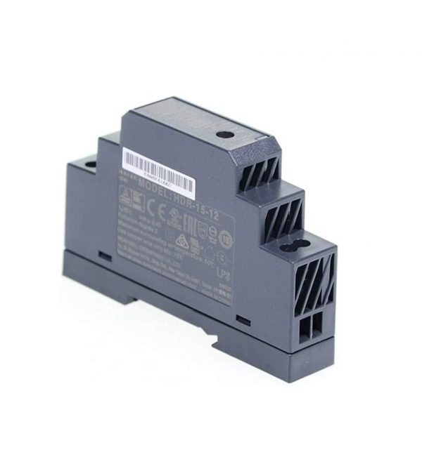 Mean Well Ultra Slim Step Shape DIN Rail HDR-15 series
